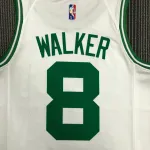 Boston Celtics 75th Anniversary Kemba Walker #8 White Men’s Jersey