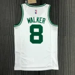 Boston Celtics 75th Anniversary Kemba Walker #8 White Men’s Jersey
