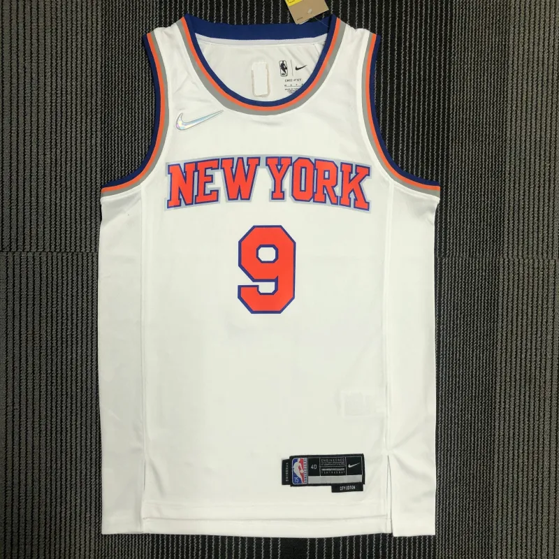 New York Knicks White #9 Jersey | NBA Swingman Jersey