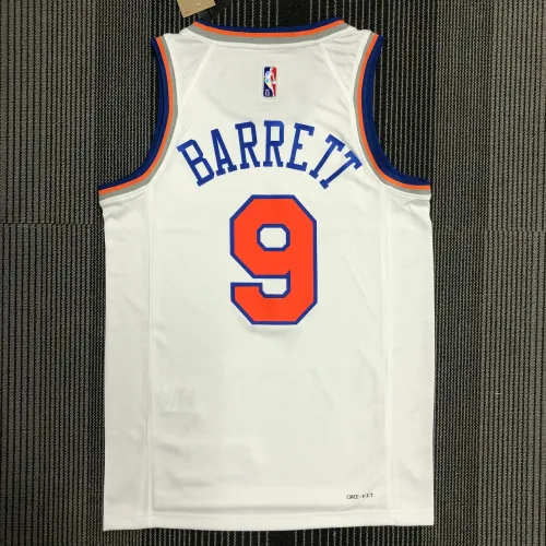 Camisola #9 branca dos New York Knicks | Camisola Swingman da NBA