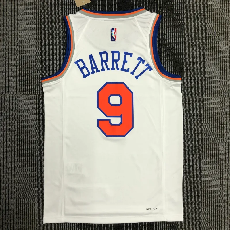 New York Knicks White #9 Jersey | NBA Swingman Jersey