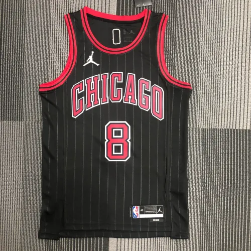 Maillot Hommes Chicago Bulls 75th Anniversary Zach LaVine #8