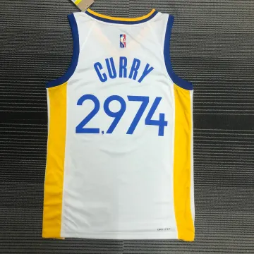 Golden State Warriors 75. Jahrestag V-Ausschnitt Stephen Curry Männer Jersey