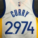 Golden State Warriors 75th Anniversary V-Neck Stephen Curry Men’s Jersey