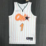 Camisa masculina comemorativa do 75º aniversário do Orlando Magic, Markelle Fultz #20 75th Anniversary Orlando Magic Markelle Fultz #20 Men’s Jersey