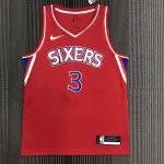 Maglia Philadelphia 76ers Rosso Allen Iverson #3 Uomo Philadelphia 76ers Red Allen Iverson #3 Men’s Jersey