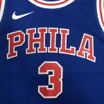 Philadelphia 76ers Retro Blue Allen Iverson #3 Men’s Jersey