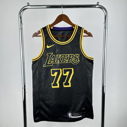 Los Angeles Lakers Luka Doncic #77 Snakeskin Men's Jersey
