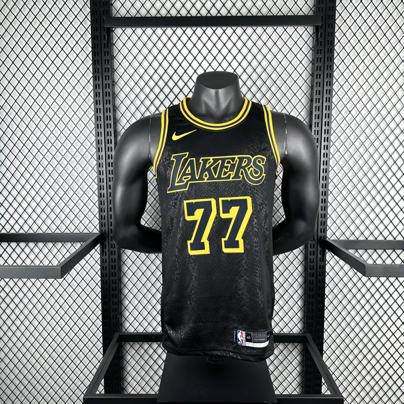 Los Angeles Lakers Luka Doncic #77 Snakeskin Men’s Jersey