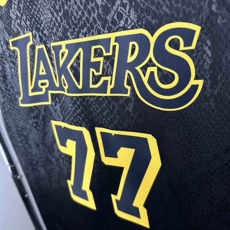 Los Angeles Lakers Luka Doncic #77 Snakeskin Men’s Jersey