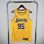 Los Angeles Lakers Kyle Anderson #95 Yellow Men's Jersey Los Angeles Lakers Kyle Anderson #95 Yellow Men’s Jersey