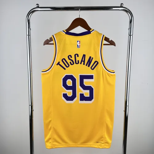 Los Angeles Lakers Kyle Anderson #95 Yellow Men’s Jersey