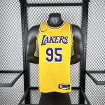 Los Angeles Lakers Kyle Anderson #95 Yellow Men’s Jersey