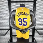 Los Angeles Lakers Kyle Anderson #95 Yellow Men’s Jersey