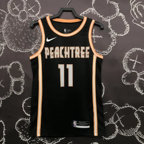 Atlanta Hawks Black Trae Young #11 Jersey | NBA Swingman Jersey