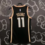 Atlanta Hawks Maglia Nera Trae Young #11 | Maglia NBA Swingman