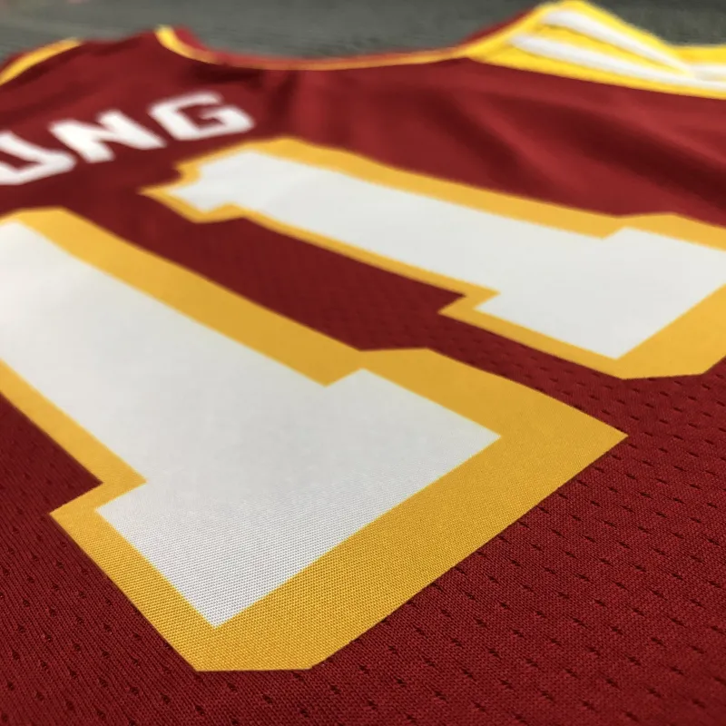 Atlanta Hawks Red Trae Young #11 Jersey | NBA Swingman Jersey