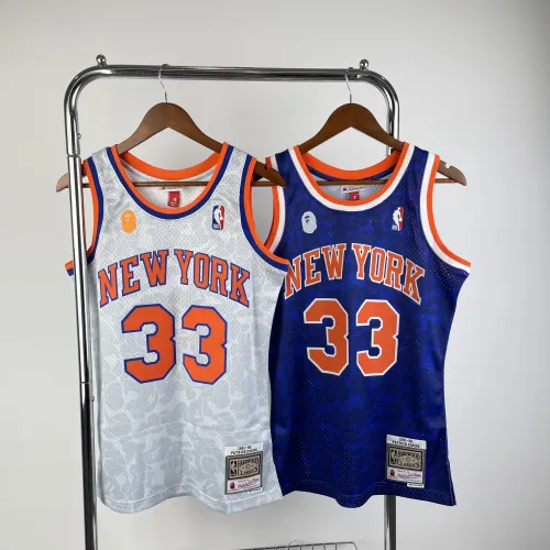 Camisola Patrick Ewing #33 branca dos New York Knicks | Camisola Swingman da NBA