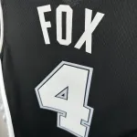 Maillot noir Keldon Johnson #4 des San Antonio Spurs | Maillot Swingman NBA