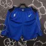 Calções azuis Dallas Mavericks para homem Dallas Mavericks Blue Men’s Shorts