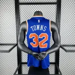 New York Knicks Blue Karl-Anthony Towns #32 Jersey | NBA Swingman Jersey