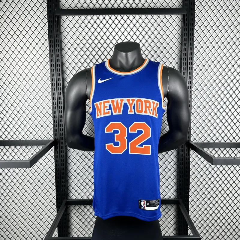 New York Knicks Blue Karl-Anthony Towns #32 Jersey | NBA Swingman Jersey