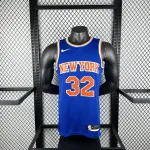 New York Knicks Blue Karl-Anthony Towns #32 Jersey | NBA Swingman Jersey