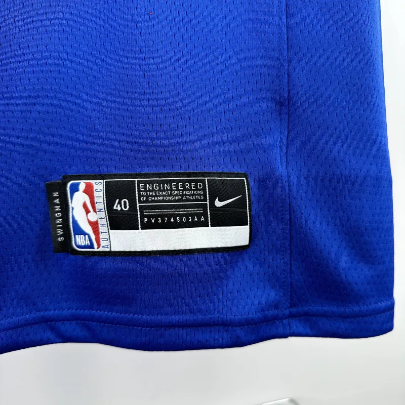 New York Knicks Blue Karl-Anthony Towns #32 Jersey | NBA Swingman Jersey