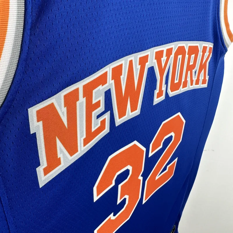 New York Knicks Blue Karl-Anthony Towns #32 Jersey | NBA Swingman Jersey