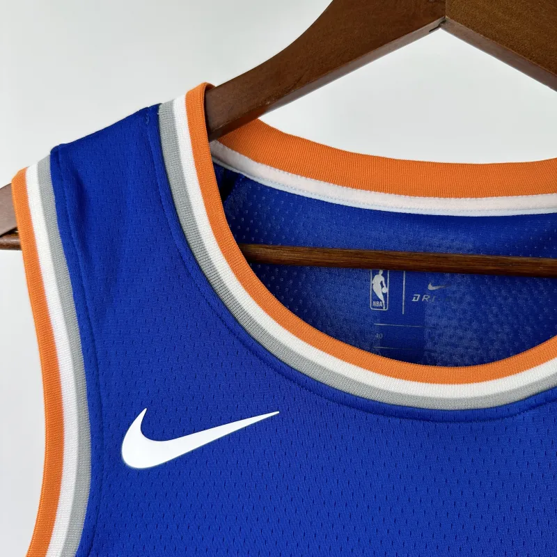 New York Knicks Blue Karl-Anthony Towns #32 Jersey | NBA Swingman Jersey