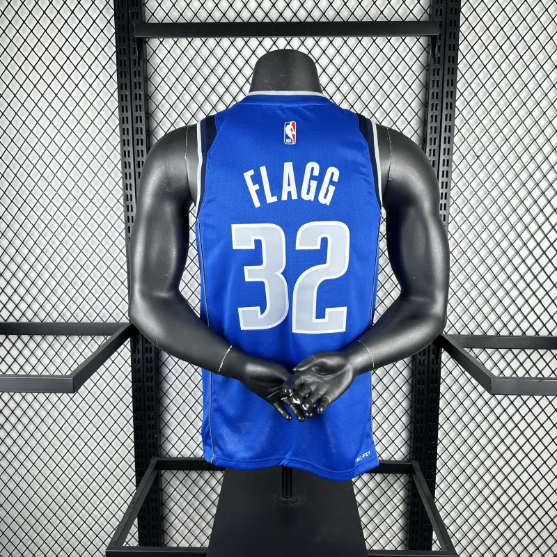 Dallas Mavericks Blue Cooper Flagg #32 Men’s Jersey