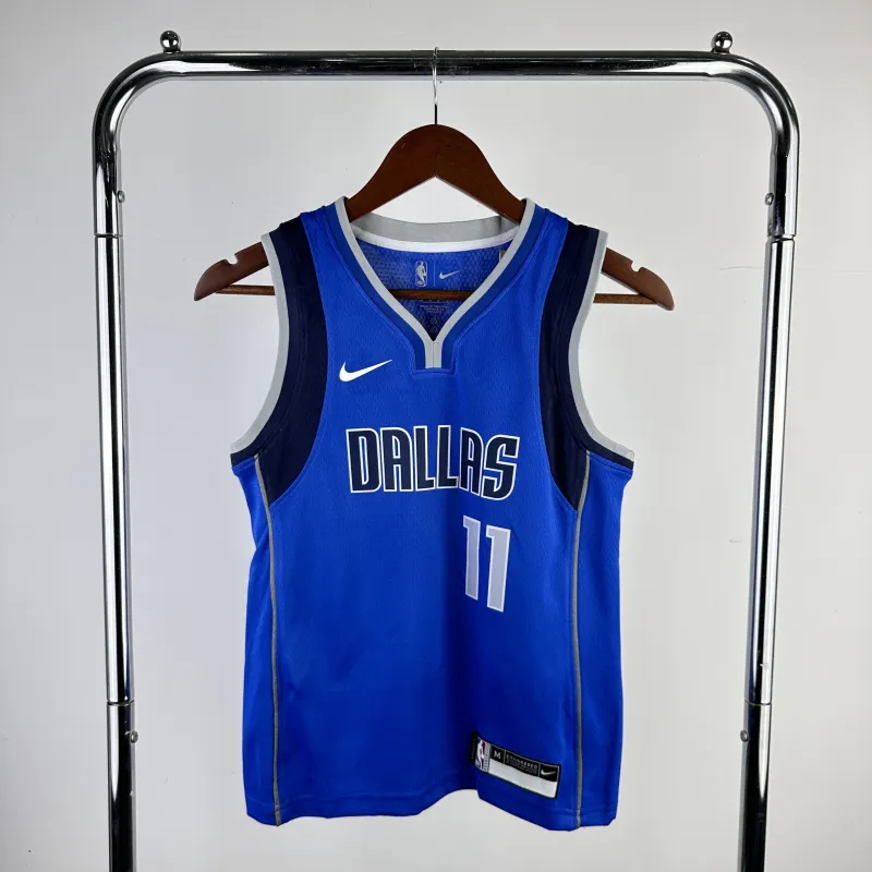 Dallas Mavericks Kyrie Irving #11 Youth Blue Jersey