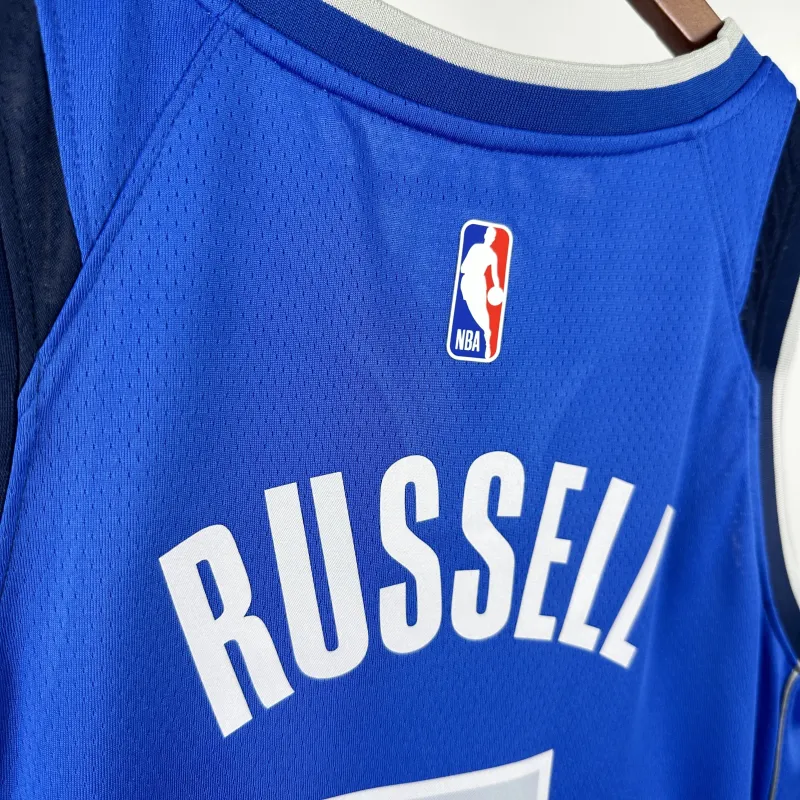Maillot homme Dallas Mavericks bleu D'Angelo Russell #5