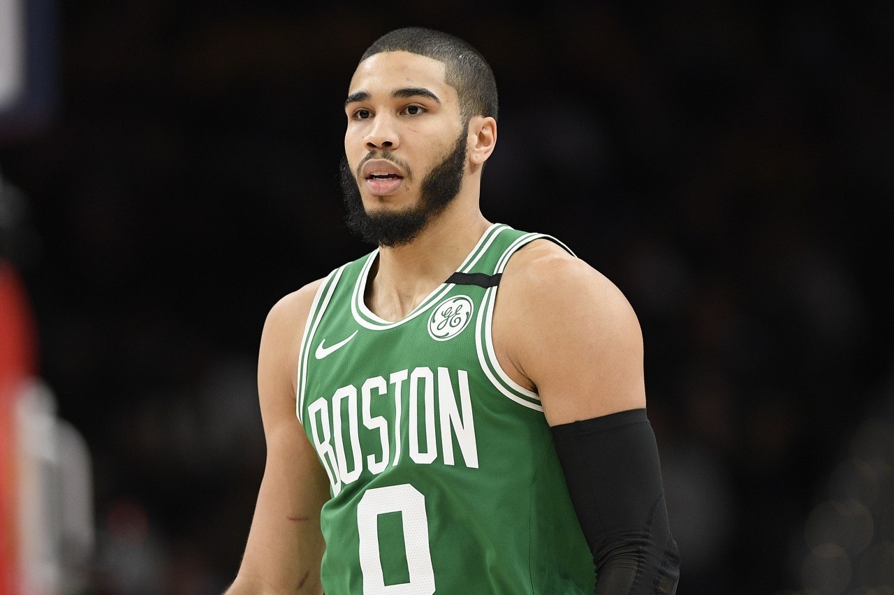 Boston Celtics Retro Jayson Tatum #0 Green Men#8217;s Jersey