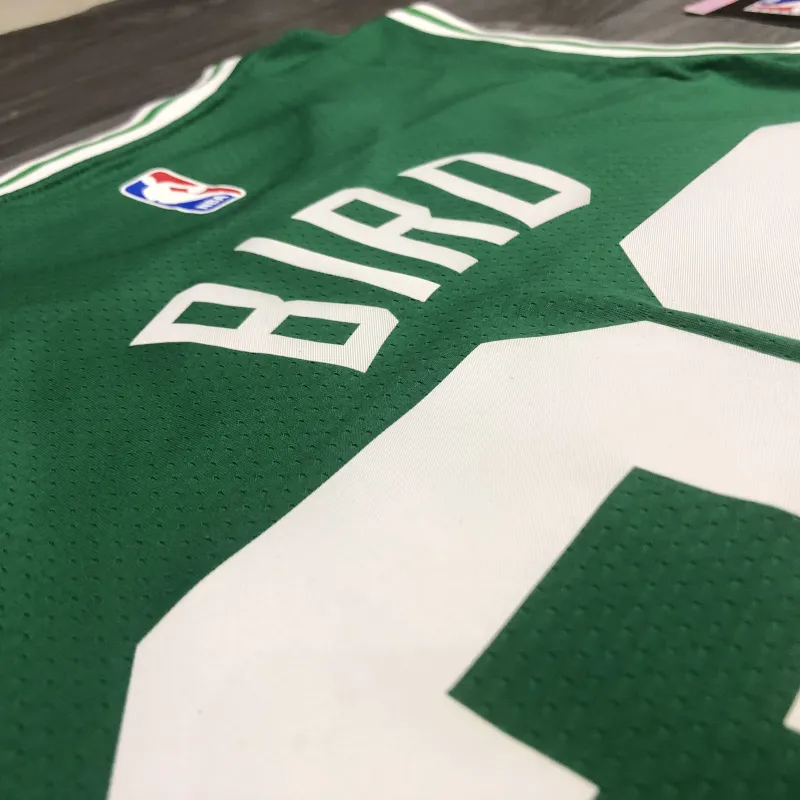 Boston Celtics Retro Larry Bird #33 Green Men’s Jersey