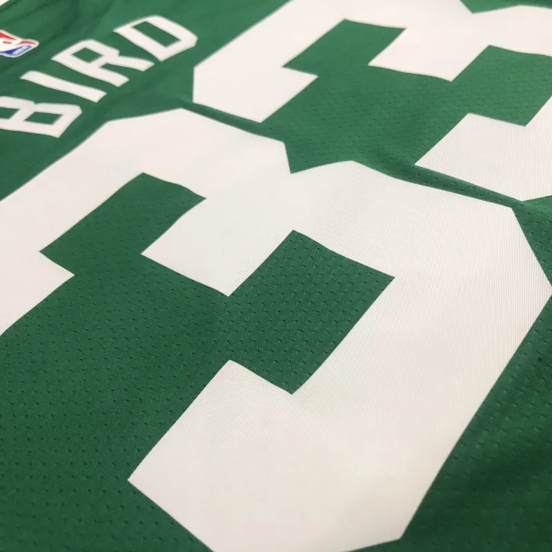 Boston Celtics Retro Larry Bird #33 Green Men’s Jersey