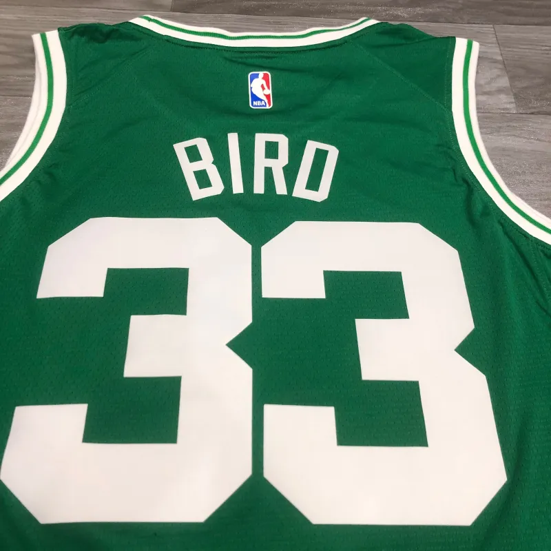 Boston Celtics Retro Larry Bird #33 Green Men’s Jersey