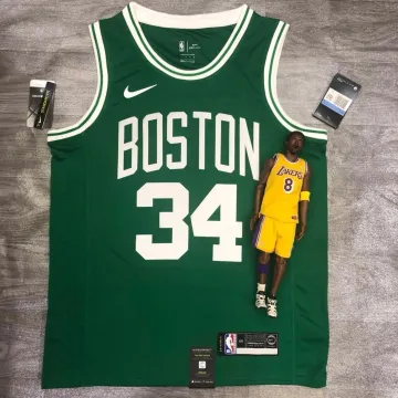 Boston Celtics Retro Paul Pierce #34 Green Men's Jersey