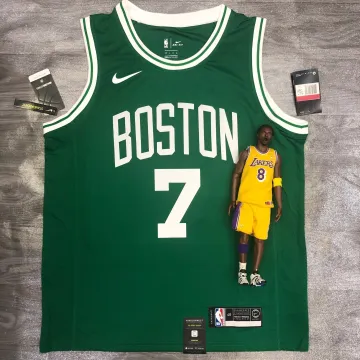 Boston Celtics Retro Jaylen Brown #7 Green Men's Jersey