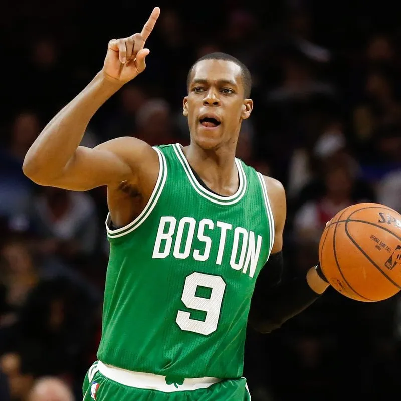 Boston Celtics Retro Rajon Rondo #9 Green Men’s Jersey