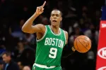 Boston Celtics Retro Rajon Rondo #9 Green Men’s Jersey