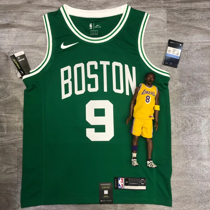 Boston Celtics Retro Rajon Rondo #9 Green Men’s Jersey