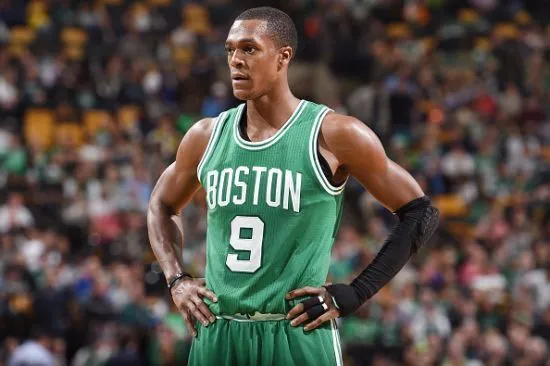 Boston Celtics Retro Rajon Rondo #9 Green Men’s Jersey