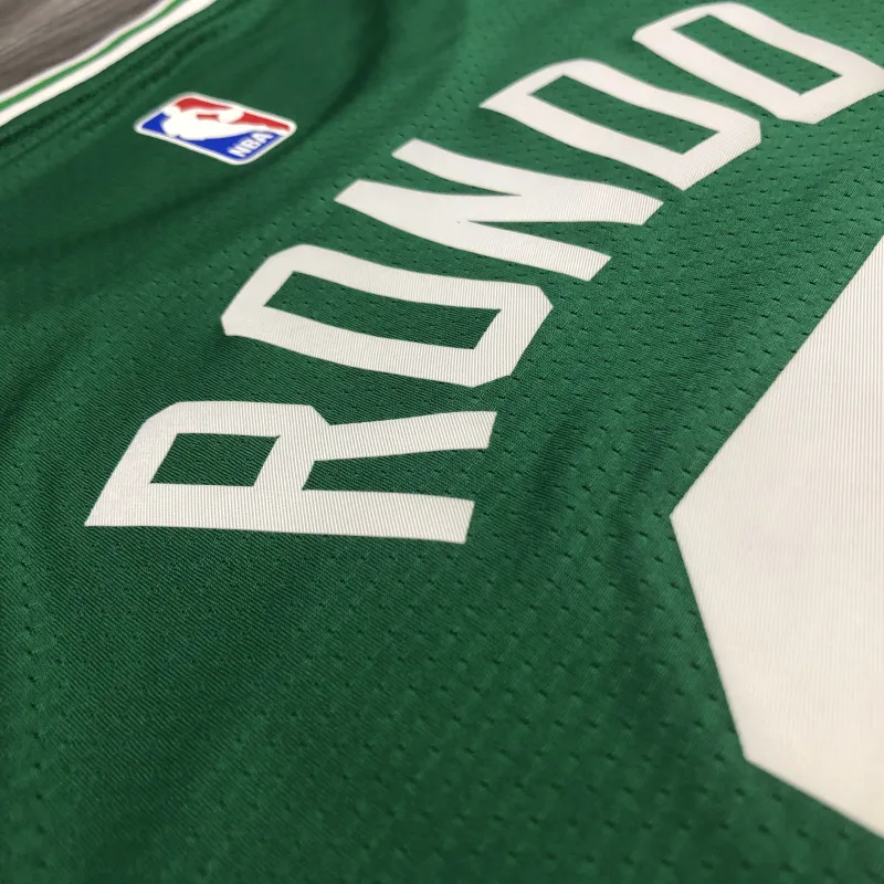 Boston Celtics Retro Rajon Rondo #9 Green Men’s Jersey