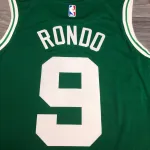 Boston Celtics Retro Rajon Rondo #9 Green Men’s Jersey