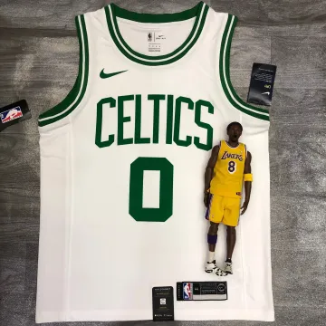 Boston Celtics Retro Jayson Tatum #0 White Men's Jersey