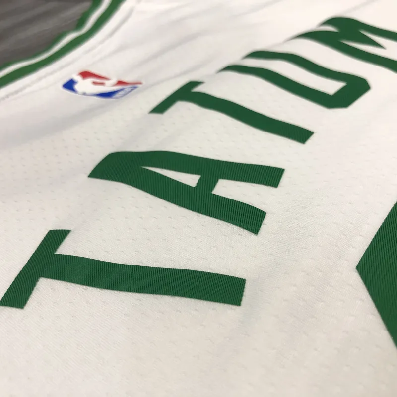 Boston Celtics Retro Jayson Tatum #0 White Men’s Jersey