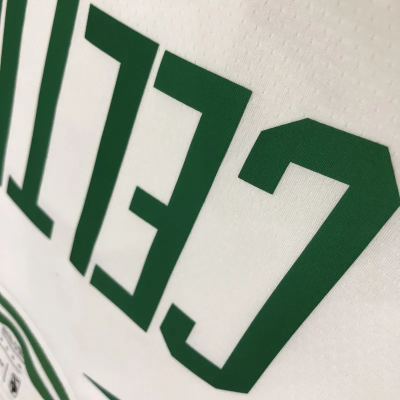 Boston Celtics Retro Jayson Tatum #0 White Men’s Jersey