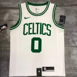 Boston Celtics Retro Jayson Tatum #0 White Men’s Jersey