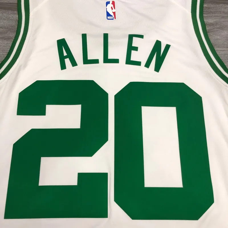 Boston Celtics Retro Ray Allen #20 Weiß Herren Trikot